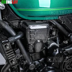 Z650RS Carbon fiber Regulator Covers For Kawasaki Z650 RS 2022 fairing kit trim Motorcycle Accessories 2023 2024