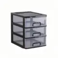 Large 3-tier Black