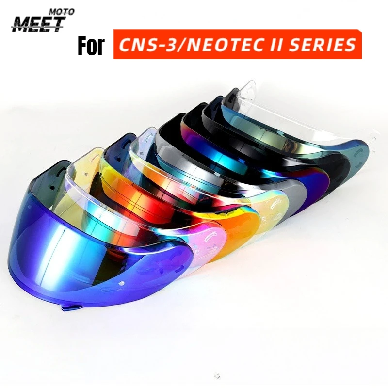 

Neotec 2 CNS-3 Helmet Visor for Shoei Neotec II Motorcycle Helmets Visera Sunshield Uv Protection Glasses Moto Casco Lens