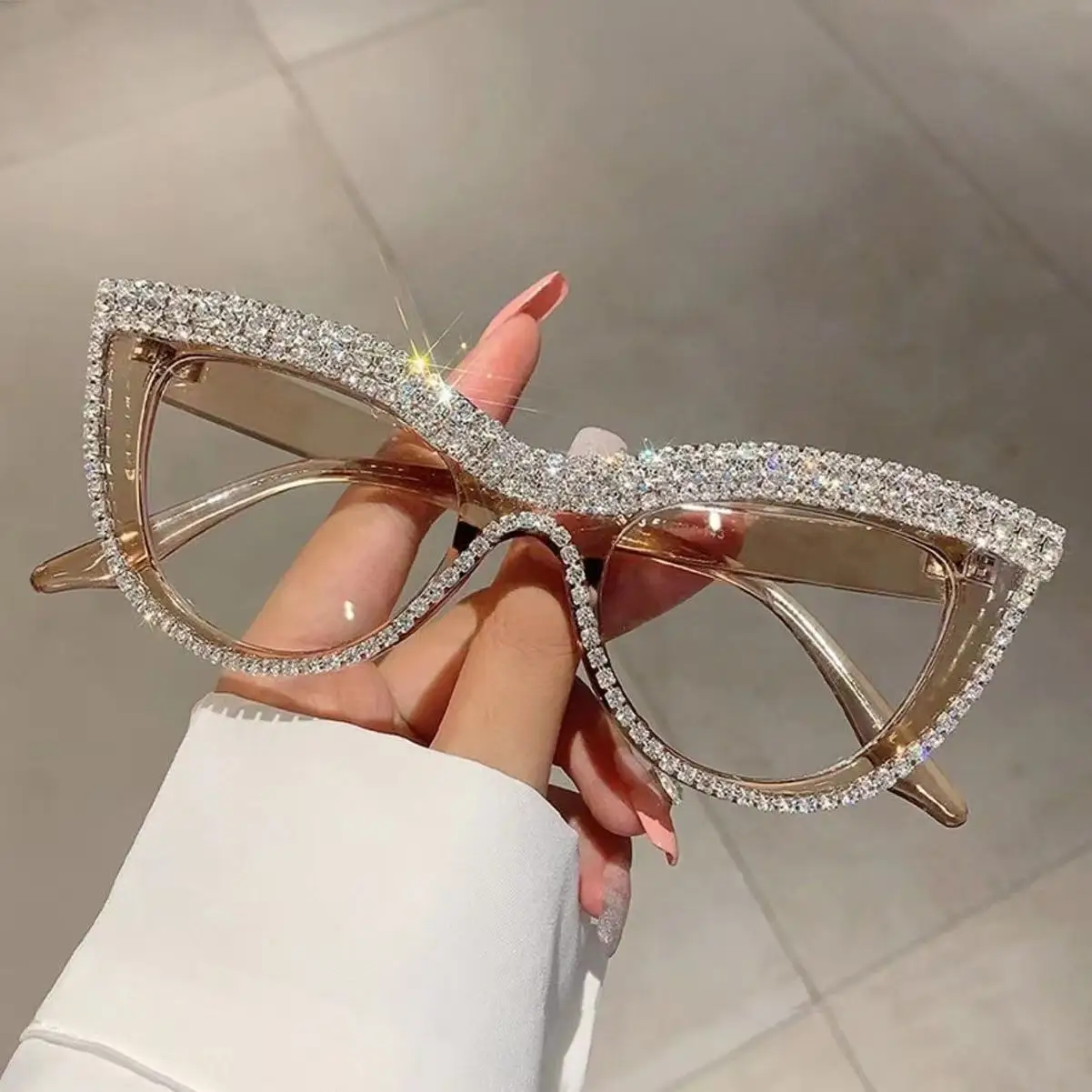 Neue Schwarze Eckige Schlichte Brille PC-Rahmen Damen Herren Katzenaugen Ovale Brillen Blaulichtfilter Optische Brillen für Männer Frauen