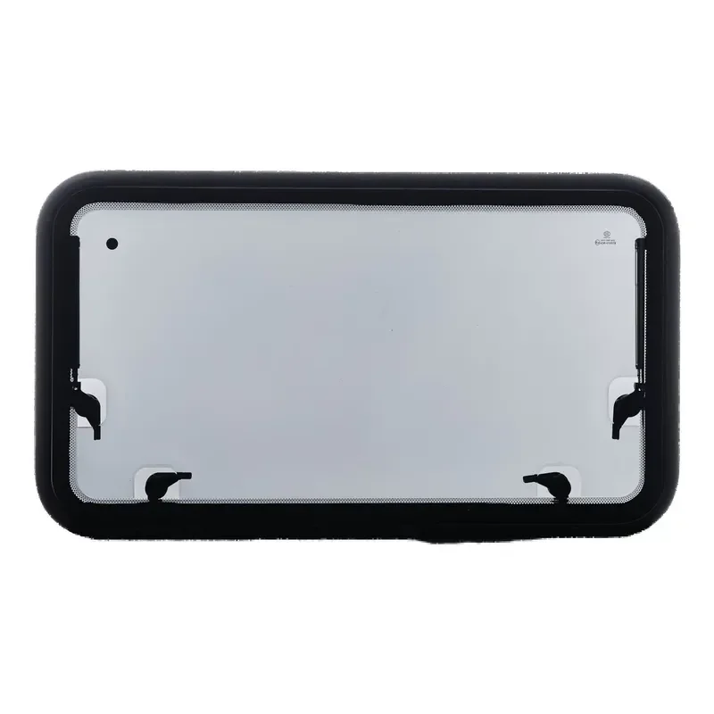 RV Sliding Window Double Glazed Acrylic Glass with Built in Blinds and Insect Screen for Camper Van Motorhome Trailer