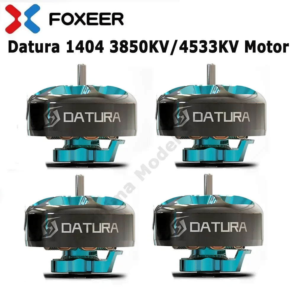 Foxeer Datura 1404 4533KV 3S 3850KV 4S FPV Motor Lipo 1.5mm Shaft 3inch Props for RC FPV Racing Drone