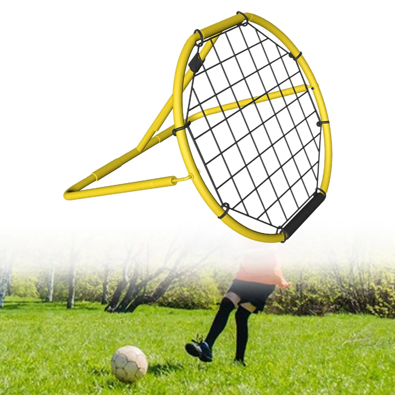 

Soccer Rebounder Net Sturdy for Indoor Outdoor Sports Football Game Teaching
