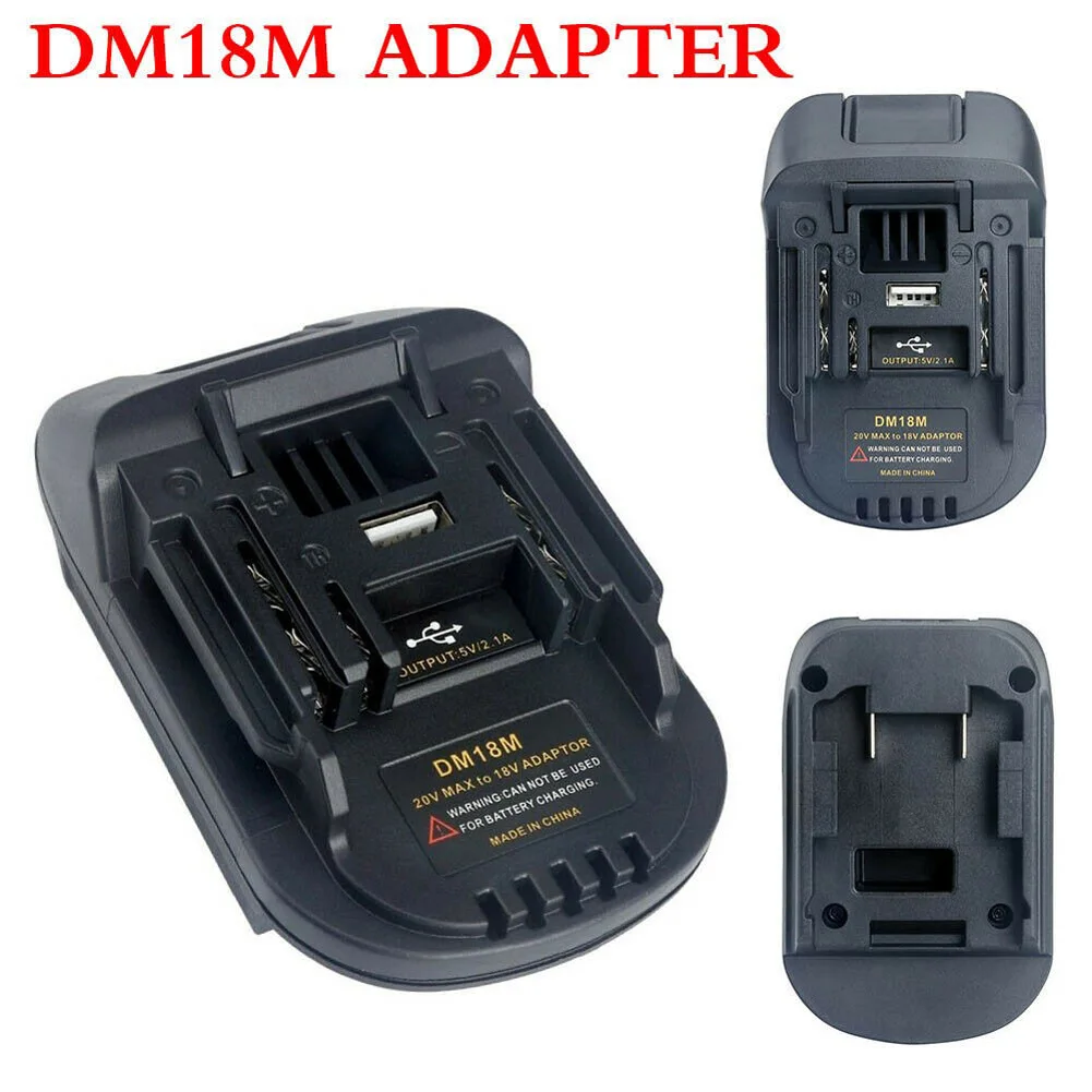 

DCB200 Compatible 18V Power Tools For Home Use 12.5*9*6.5cm Lithium Ion Battery Adapter Multi-compatibility Adapter