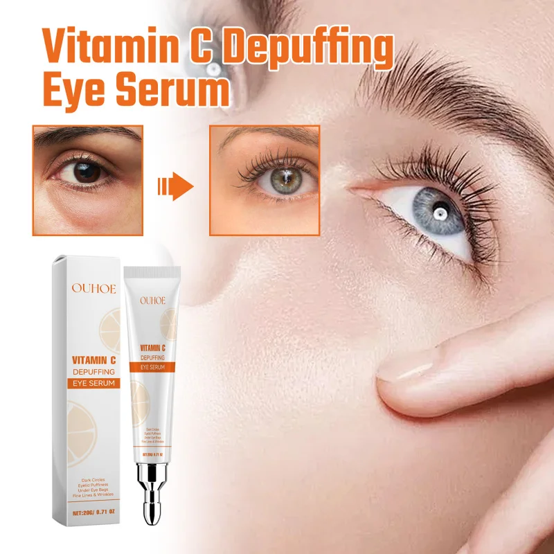

Vitamin C Eye Cream Smoothing Reducing Fine Lines Hydrating Moisturizing Nourishing Eye Area Skin Firming Eye Cream Daily Care