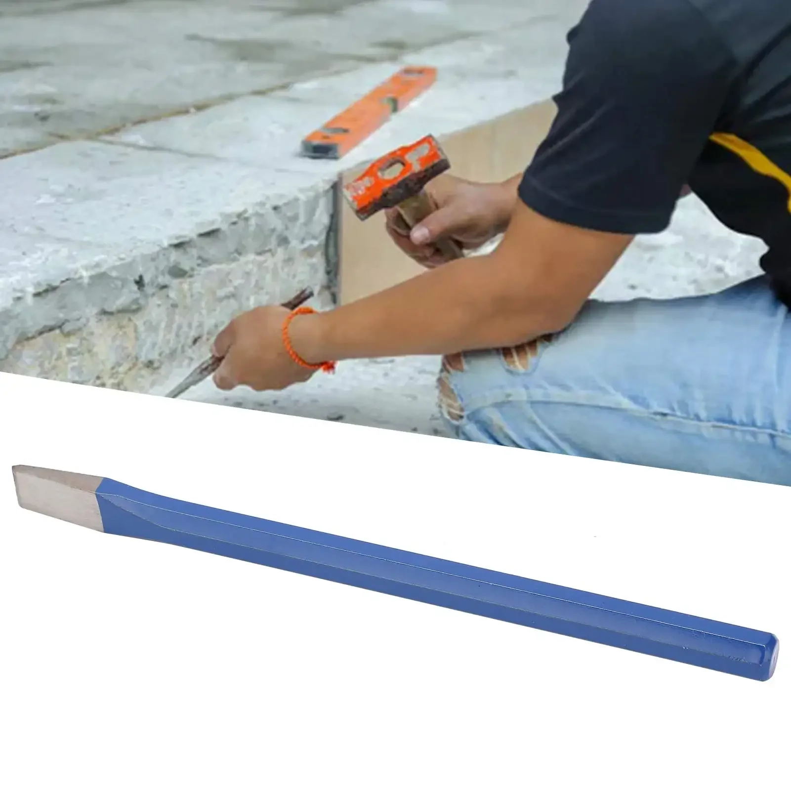 

165mm Engineering Chrome Vanadium Alloy Steel Masonry Flat Fitter Cement Masonry Chisel