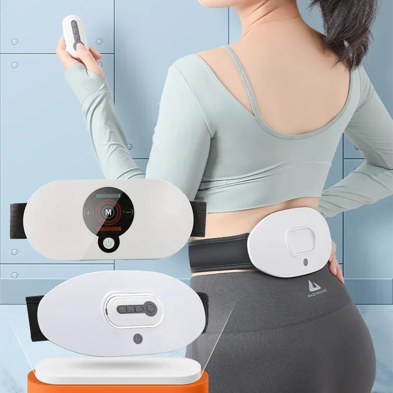 رائجة البيع مُدلك قطني نبض التدفئة آلام الظهر سلالة حزام خصر مميز في المنزل الساخن ضغط التدليك التصحيحي