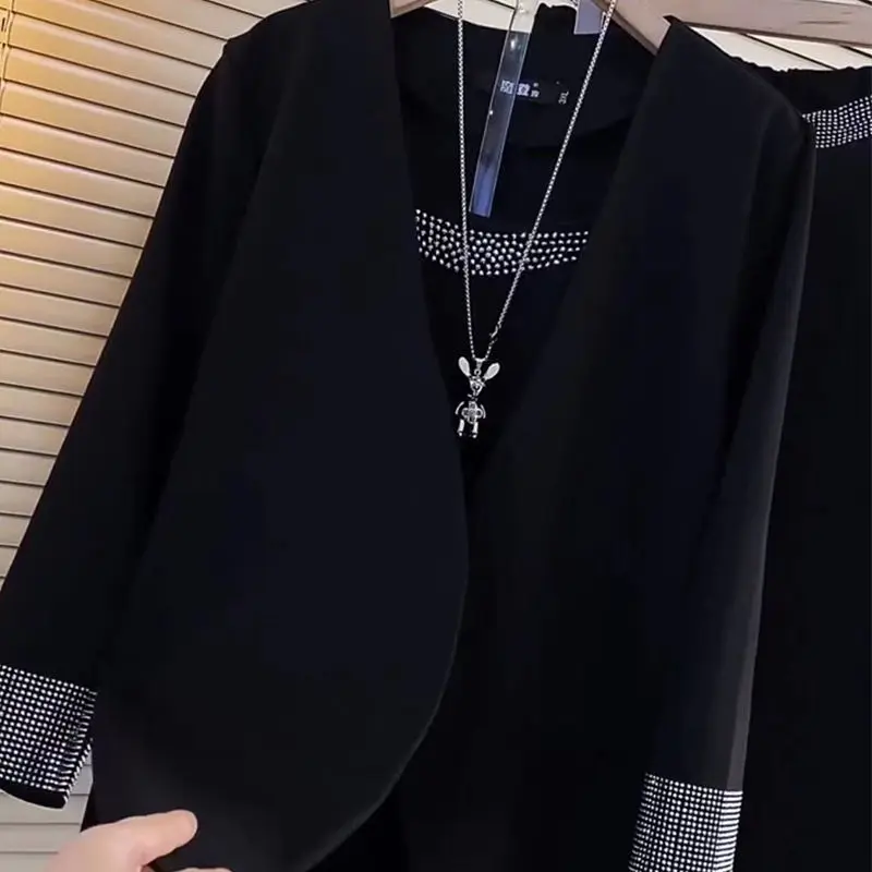 女性用ベストとパンツのセット,大きいサイズ,2 xl-6xl