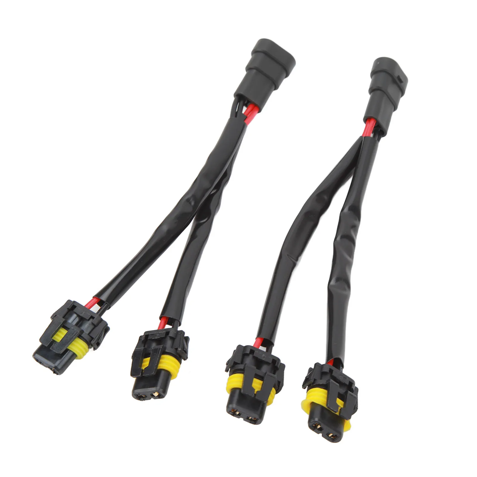 Headlight 2 Way Splitter Wires 9005 9006 Male to Female Headlamp Adapter Harness for Truck Pickup LED Wire Cable Plug
