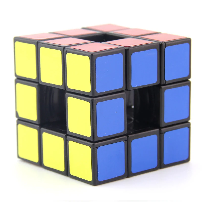 3x3x3 oco cubo de velocidade mágica stickerless profissional brinquedos fidget cubo vazio cubo mágico crianças brinquedos educativos