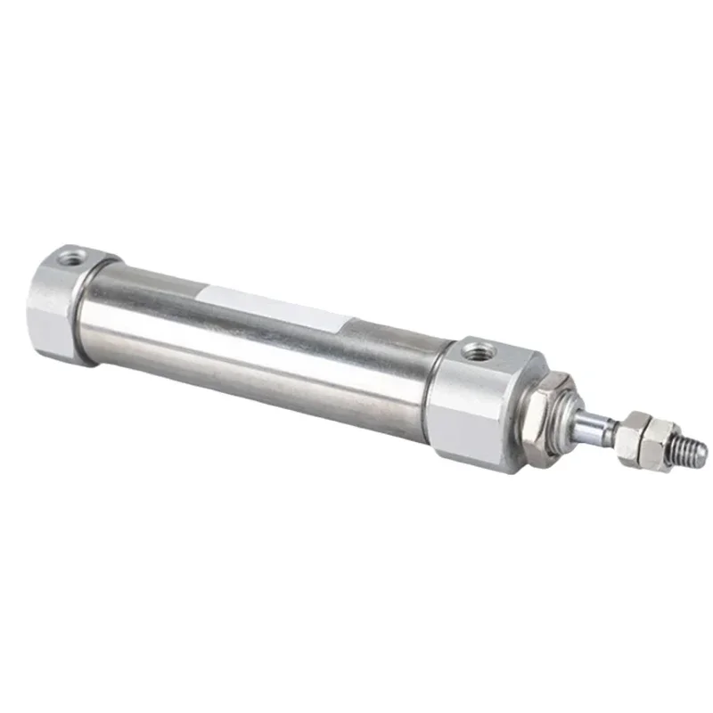 Double Acting Pneumatic Air Cylinder Mini Small CDJ2B Type Single Rod 10mm 12mm 16mm Bore 20mm 25mm 30mm 200mm Stroke CDJ2B12