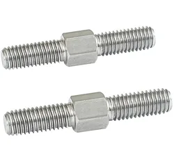 M4-M16 Left and Right Thread Double End Thread Rod 304 Stainless Steel Positive and Negative Thread Bar Stud Bolts Screw