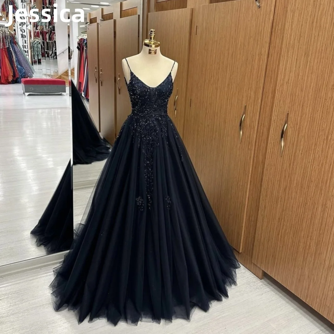 Jessica Red Wedding Dress Luxurious Beading Prom Dresses Bride Wedding Custom Dress Princess Coming Of Age Ceremony PartyDress