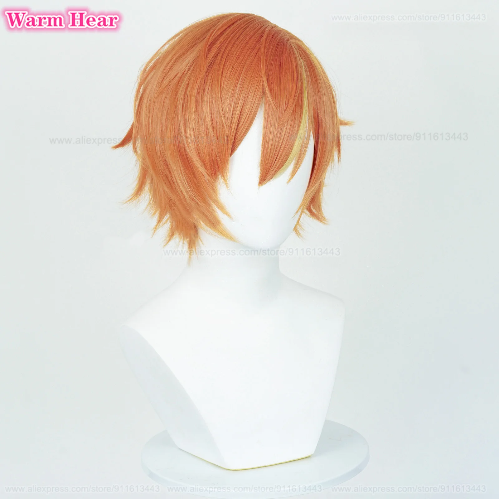أنيمي الاصطناعية Aoyagi Toya Shinonome Akito شعر مستعار تأثيري للجنسين شعر مستعار قصير وحلق مقاومة للحرارة الشعر هالوين الباروكات + غطاء شعر مستعار