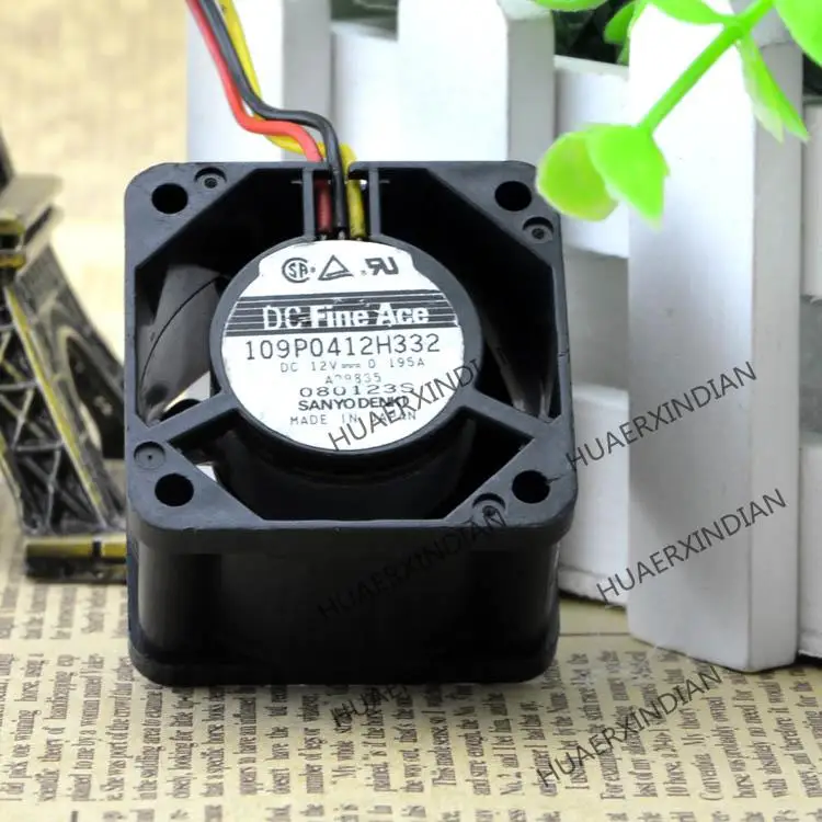 

New 4028 12V0.195A 109P0412H332 With Speed Test Cooling Fan Assembly Kit