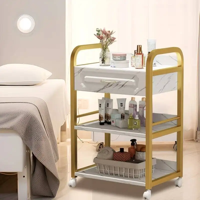 

Cleaning Utility Salon Trolley Tattoo Luxury Barber Tool Salon Trolley Cosmetic Spa Carrello Attrezzi Salon Furniture BL5ST