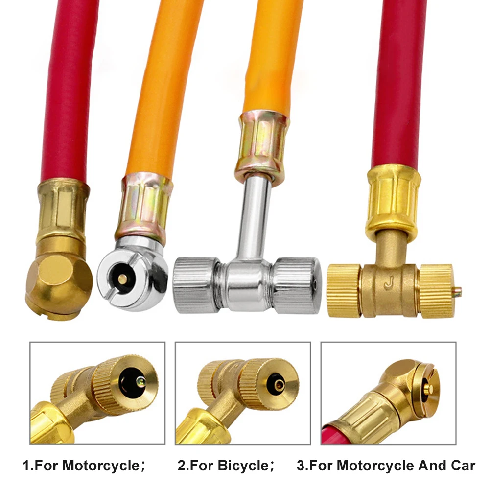 

Car Tire Inflator Inflator-Nozzle Pneumatic Dust Blower Seamlessly Double-ended Hose Car Motorcycle Replacement Spare Parts