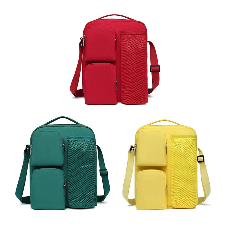 

3шт сумки через плечо женские оксфордские простые легкие переносные сумки для хранения с сеткой