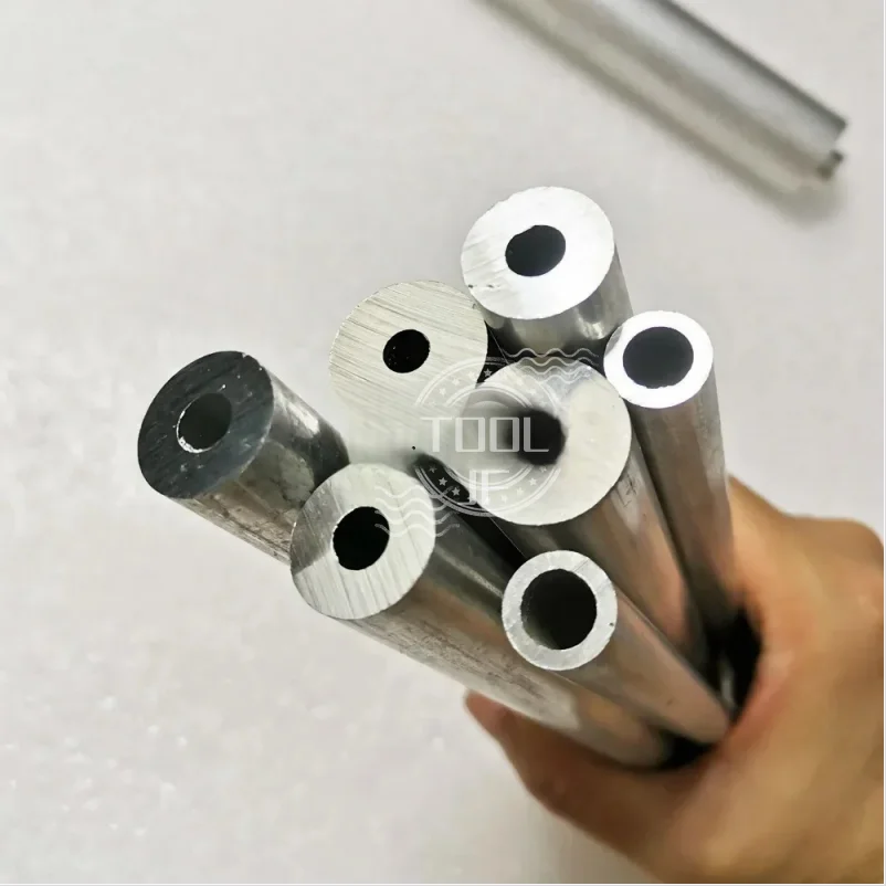 

6063 Aluminum Round Tube - OD10-17mm, ID3-16mm, Thin Wall, Straight Hollow Pipe, CNC Metal, Customizable