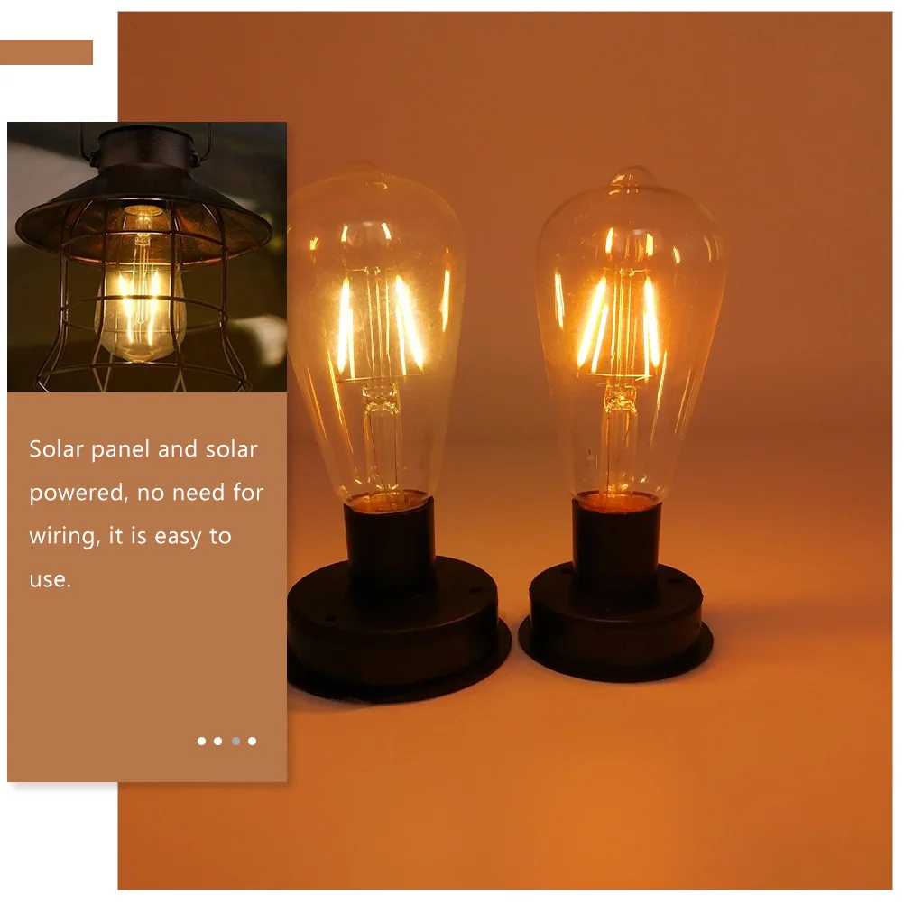 

Light Black Plastic Solar Solar Powered Lights Powered Outdoor Decorative Garden Party Lantern Energy Saving LED Lights