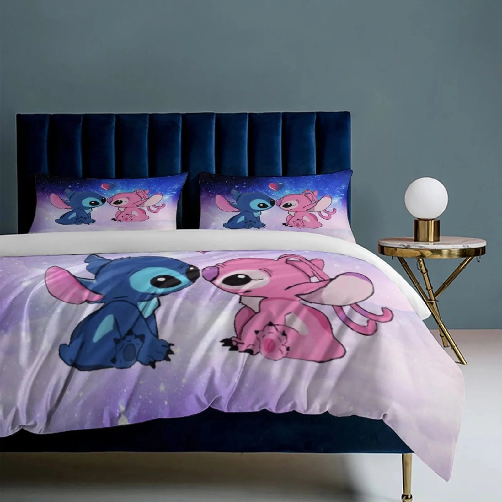 Imagem -06 - Conjunto de Cama para Crianças Capa de Edredão Cobertor Desenhos Animados Anime Decoração do Quarto Solteiro Duplo Rei Rainha