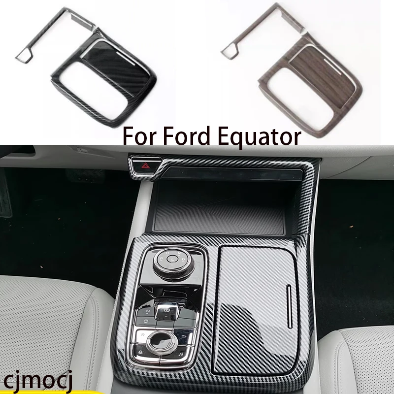 

Electroplated ABS Material Central Control Gear Panel Decorative Cover Plate Interior Accessories for Ford Equator