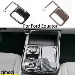 Electroplated ABS Material Central Control Gear Panel Decorative Cover Plate Interior Accessories for Ford Equator
