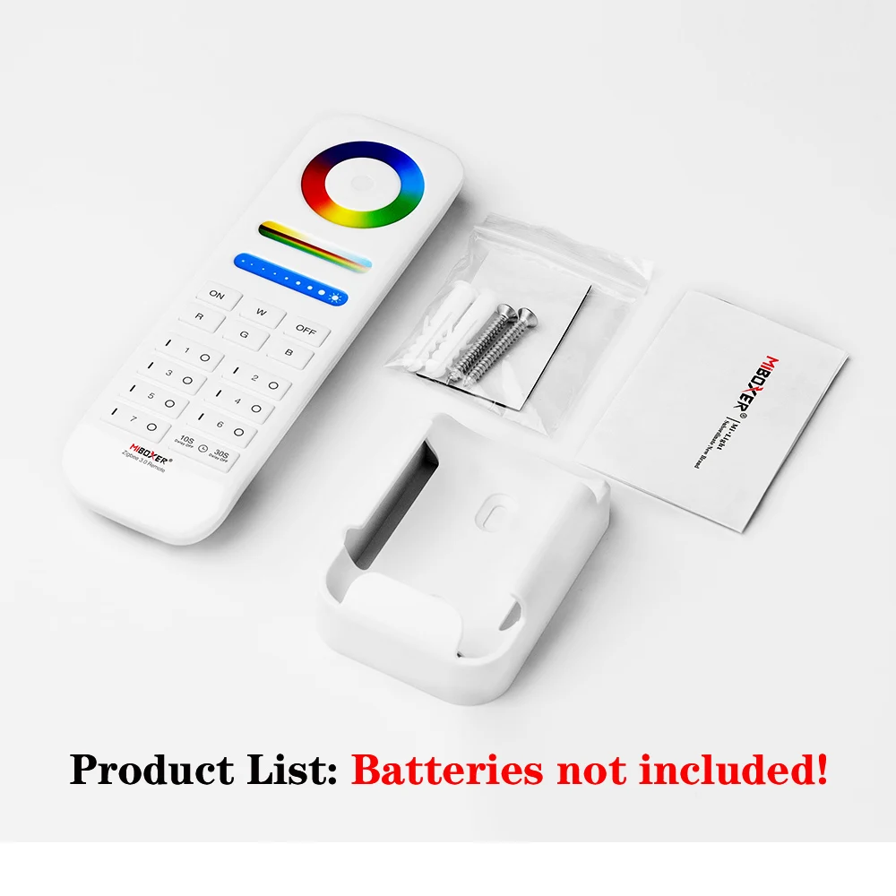 MiBOXER 7-Zonen RGB+CCT-Fernbedienungsdimmer, kompatibel mit Produkten der Zigbee 3.0-Serie für RGB-Farbtemperatur und Helligkeit – Detail 6
