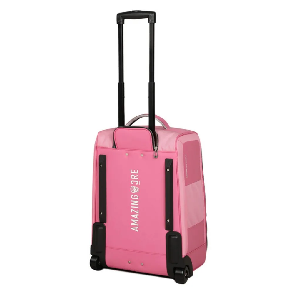 حقيبة ملابس الجولف - حقيبة نسائية مطبوعة على شكل جمجمة وردية - حقيبة محمولة بعجلات حقيبة ملابس عالمية #2