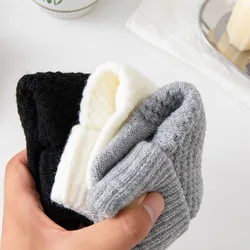 Gants de jeu en laine chaude pour hommes et femmes, écran tactile, anti-ald et anti-froid, épais, sourire, couples, hiver, 2023