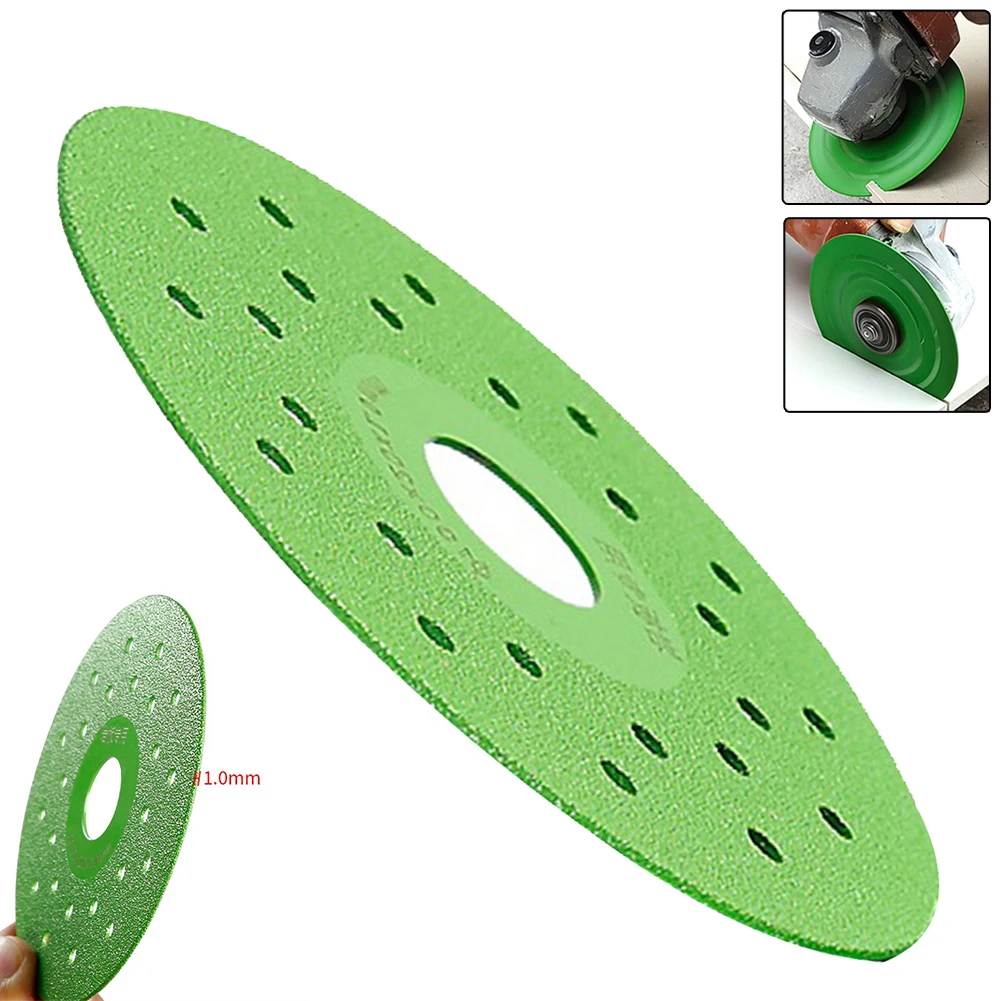 Grinding Disc Cutting Disc 1pcs Steel Tile Ceramic Cutting Disc Diamond Glass Green Grinding Disc High Manganese
