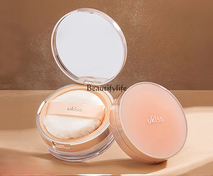 Face Powder Finishing Powder Oil Control Durable Waterproof and Sweatproof Smear-Proof Makeup Student Parity