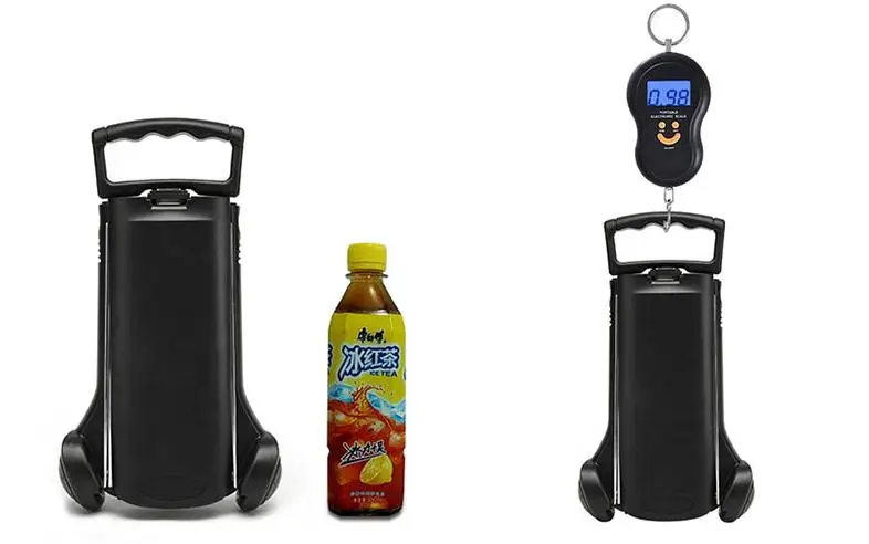 Reinforce the upgrade version of the mini cart folding portable trailer business baggage car aluminum alloy