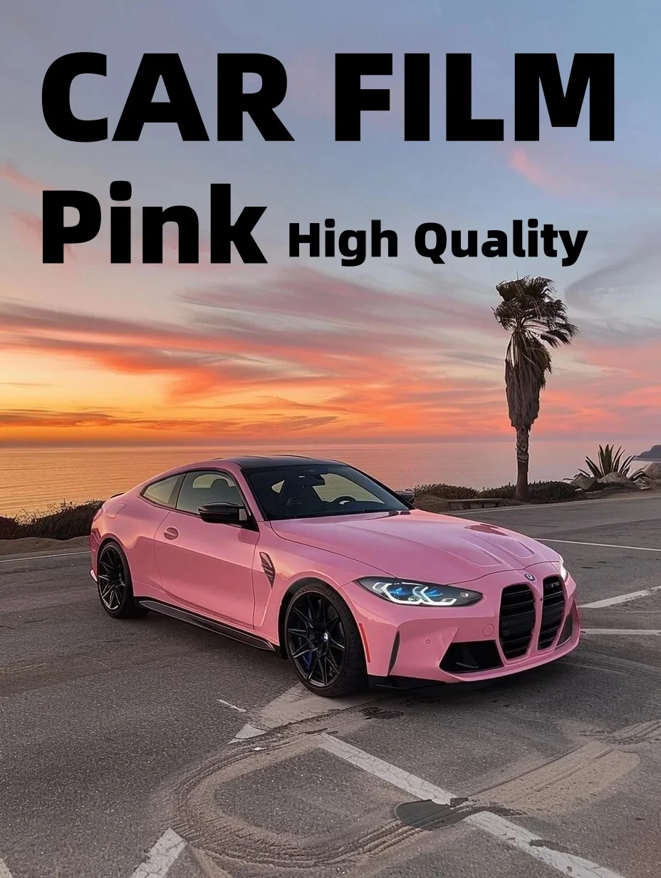 Pink high-end Car Film Waterproof Highest Quality Full Vehicle Coverage Vinyl Wrap Vehicle Wrap Car Decoration 17M