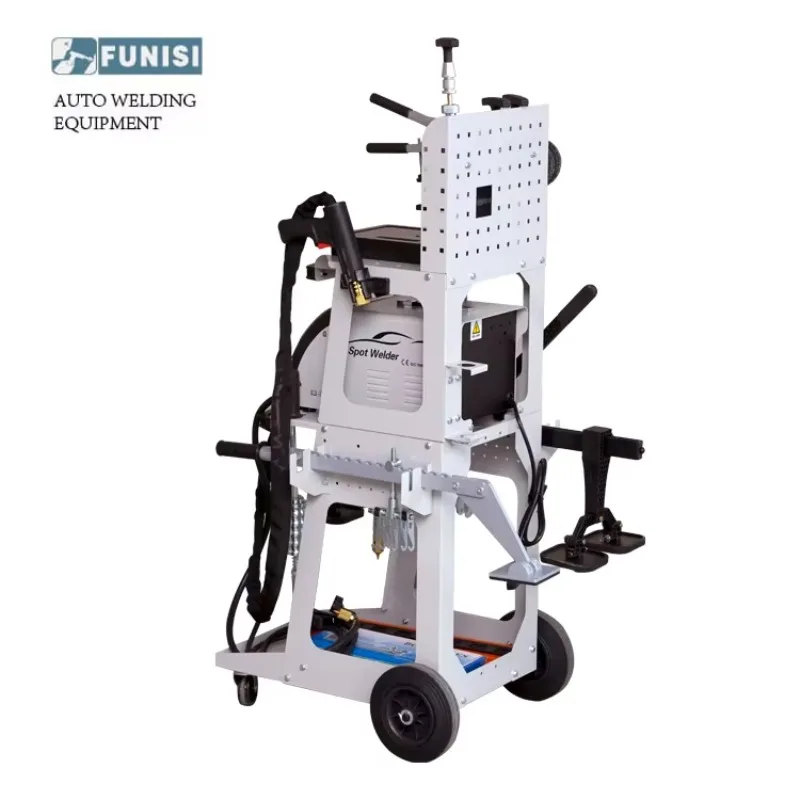 F90ES5 Steel Auto Body Repair Equipment Dent Puller Machine For Workshop With Refine Gun view 5