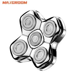 MAXGROOM Replacement Shaver Head for 5 in 1 Electric Shver/Model JK-1800 Magnetic Attachment Replacement Shaver Head