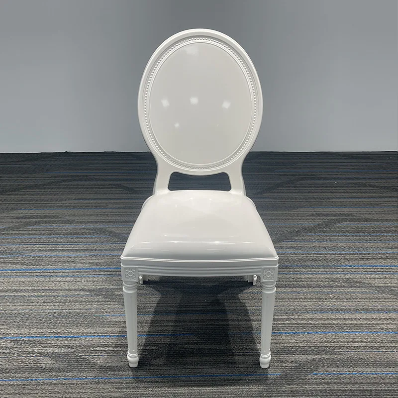 Manufacturer Hotel Banquet Plastic Backrest Outdoor Theme Wedding Restaurant Chair