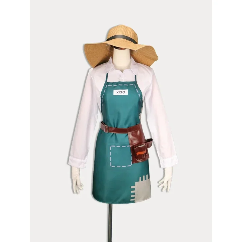 Gioco Emma Woods Costumi Uniformi da giardiniere Festa di Halloween Anime Costume cosplay da donna jk;6