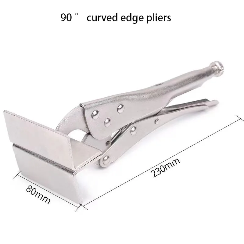 90 degrees Angle Folding Pliers Flat Folding Counterattack welding Pliers Hand Seamer Jaw Sheet Metal Bender Tools