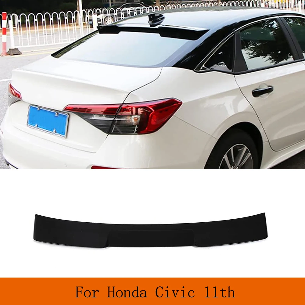 

Car Rear Spoiler for Honda Civic 11th Gen Sedan 2022 2023 Car Window Rear Roof Spoiler Gloss Black ABS Rear Spoiler Wing Lip