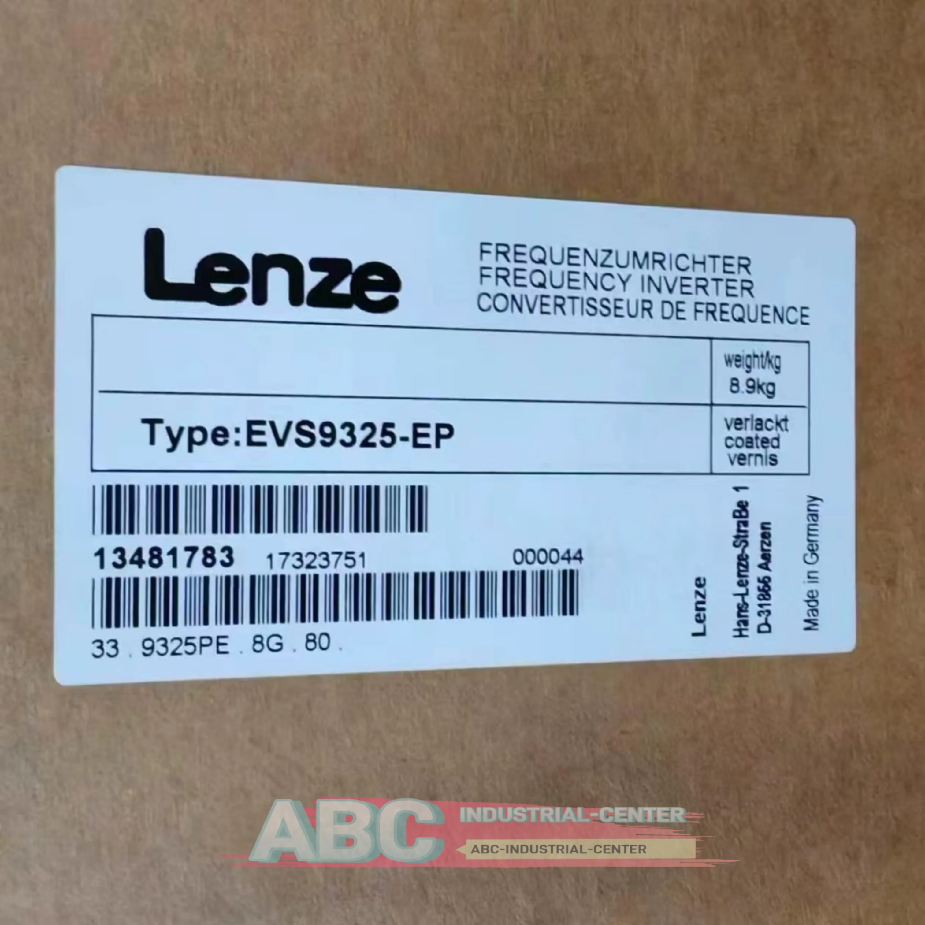 EVS9325-EK EVS9325-EPV004 EVS9325-EKV004 100% NOVO conversor de frequência