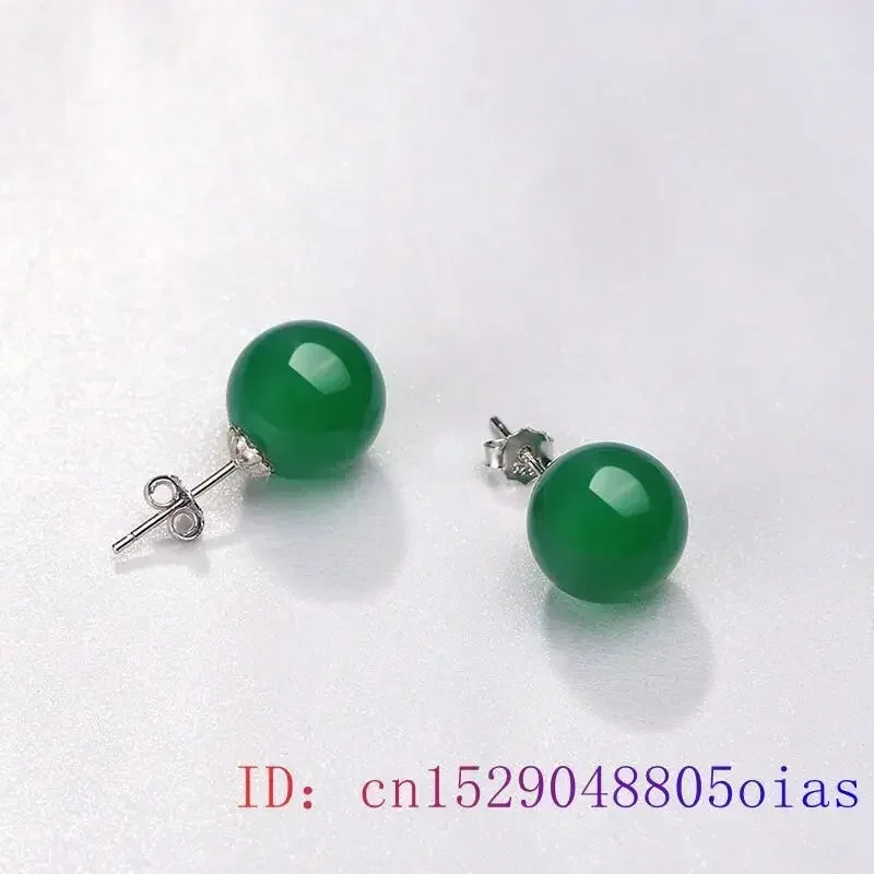 925 brincos de jade para mulheres, amuleto de pedra energética, brincos naturais, acessórios com charme verde, talismãs de luxo