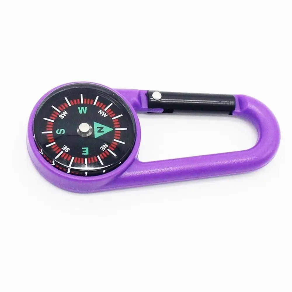 Outdoor Mixed Colour North Needle Quick-Hook Plastic Snap Hook Hiking Compass Compass Mini Compass Camping Compass