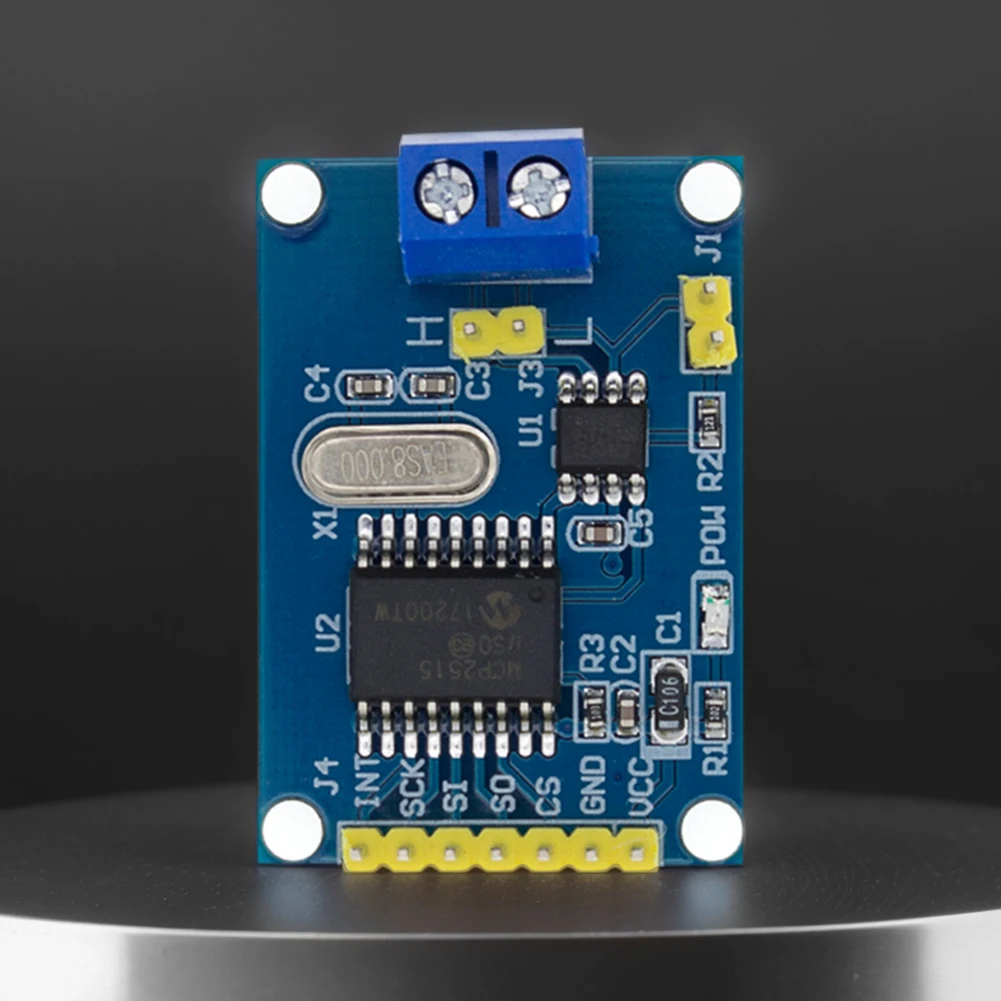 MCP2515 CAN Bus Module Board SPI Module MCP2515 CAN Bus Module MCP2515 CAN Bus Driver Module Board for 51 MCU ARM Controller