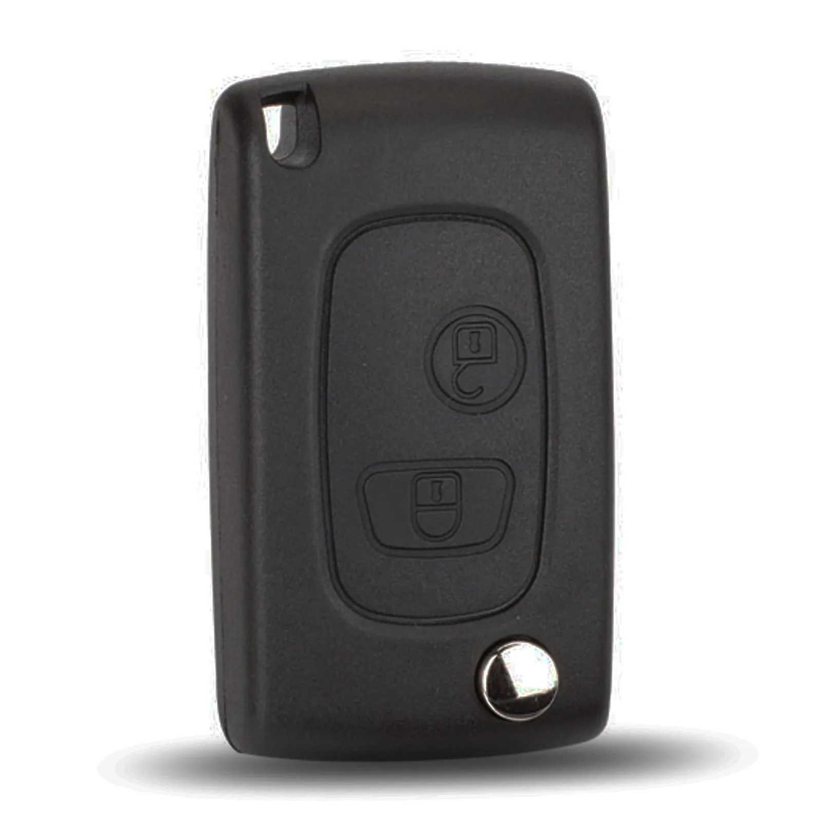 jingyuqin 2 Button Key Shell Case Flip Fob For PEUGEOT 107 207 307 407 607 1007 for Citroen C1 C2 C3 Pluriel C4 C5 C8