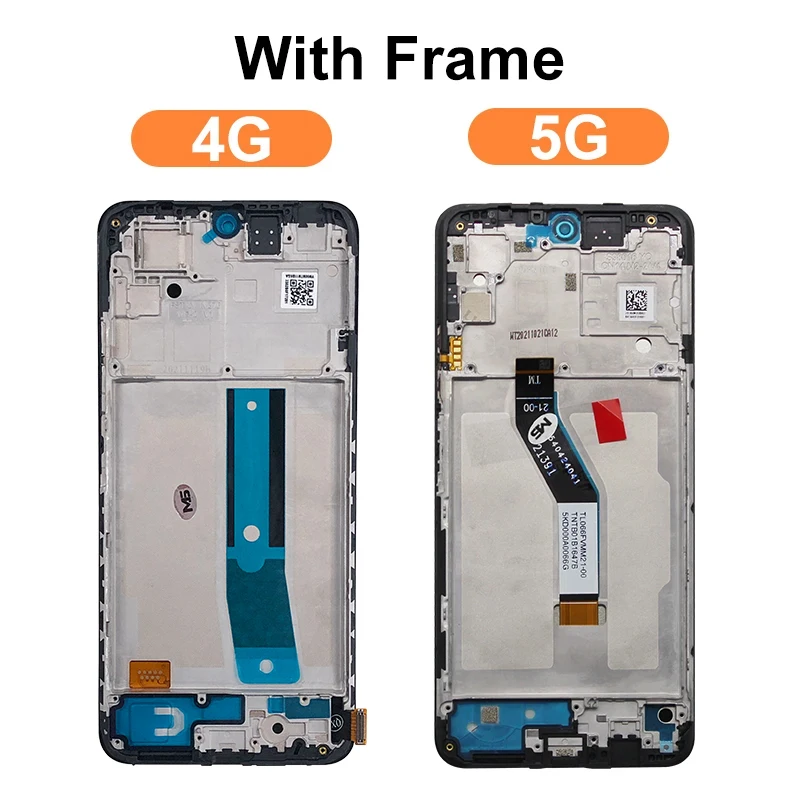 AMOLED For Redmi Note 11 5G LCD For 21091116AC Display For Global Redmi Note 11 4G Display 2201117TL Touch Screen  Replace Parts