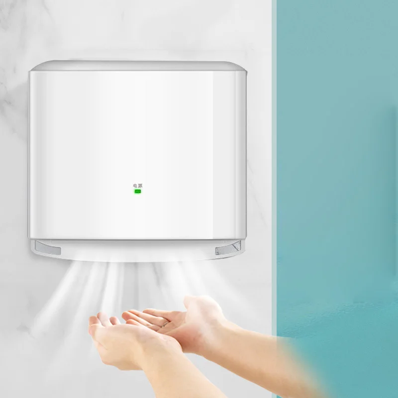 مجففات اليد الأوتوماتيكية عالية السرعة مجفف للنفخ الذكية التعريفي الحائط التعريفي آلة مجففات ذكية للحمام