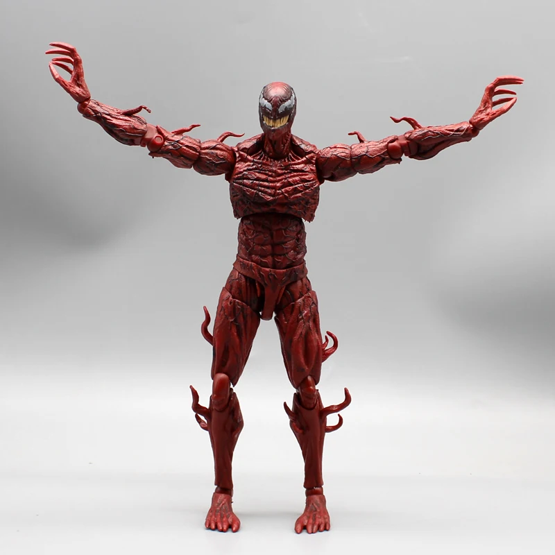 Carnage Venom Spider Man Action Figure Movie version Joint Movable Toys Change Face Statue Model legends Doll kids for Toy Gift