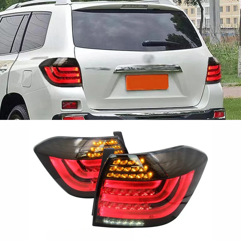 

Taillight For Toyota Highlander 2012 2013 2014 Modified Full LED DRL Projector Lens Reverese Automotive Lamp Accessories