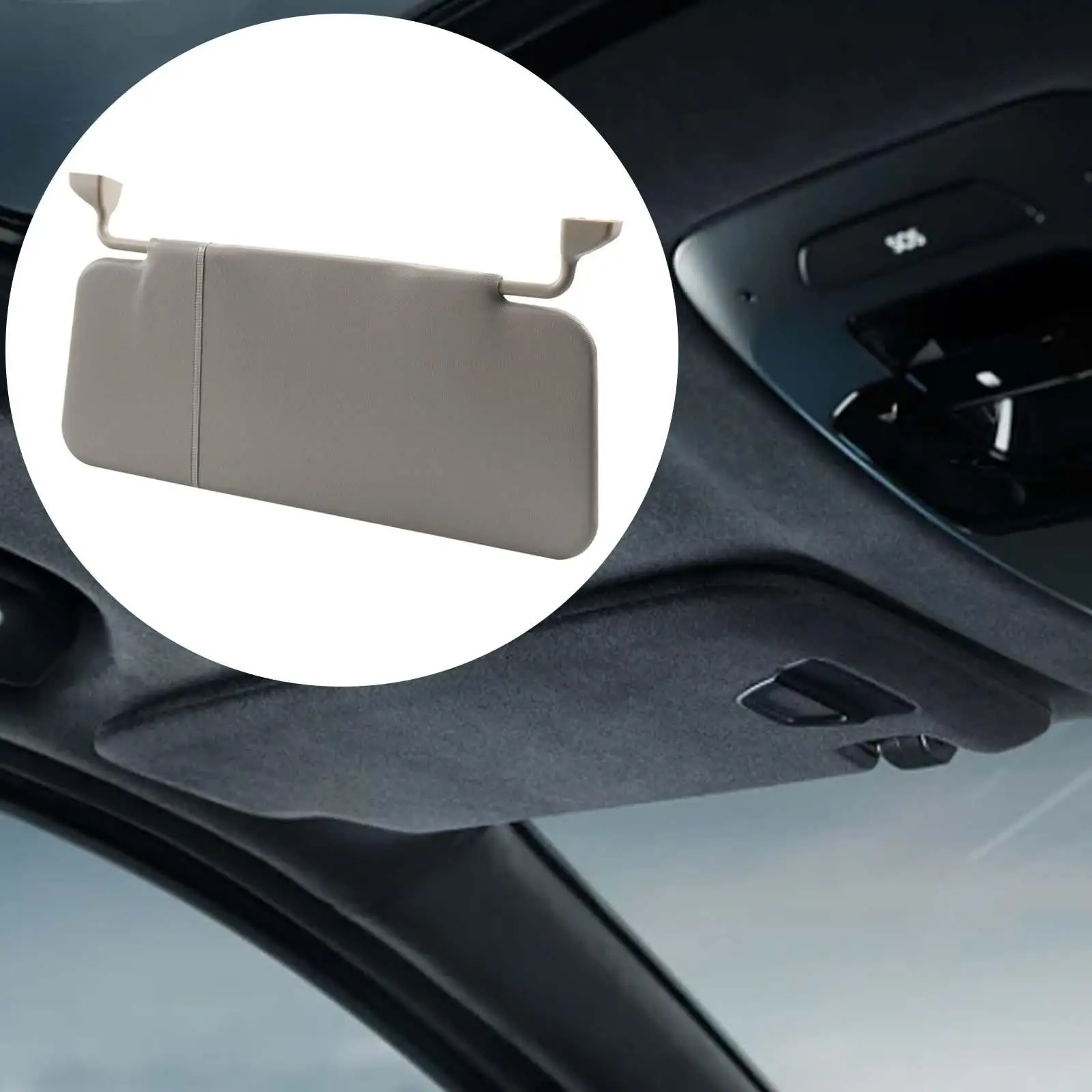 Sun Visor Shield Gray Sunproof Plate Replaces Universal for Construction